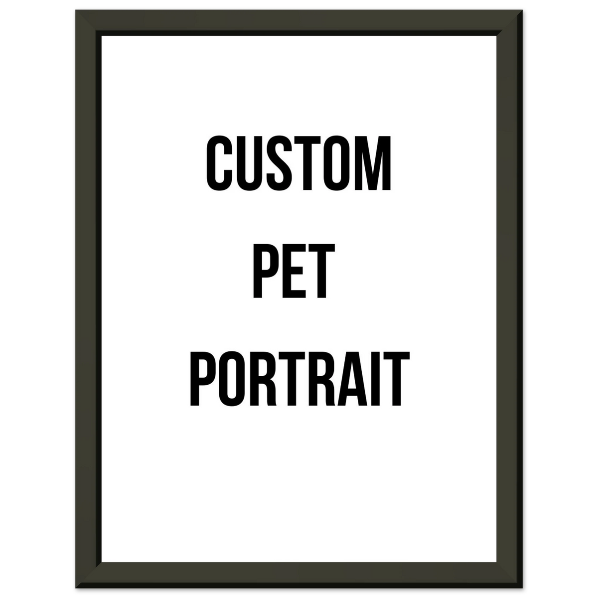 Platzhalter mit der Aufschrift „Custom Pet Portrait“